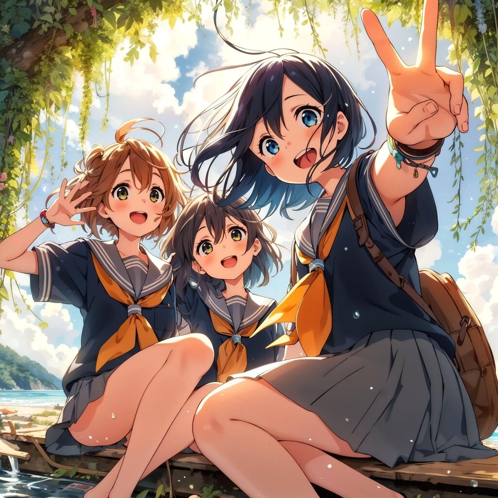 水流に身を任せて