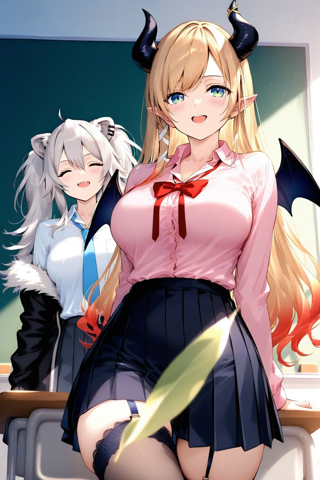 ちょこ先とぼたんちゃん
