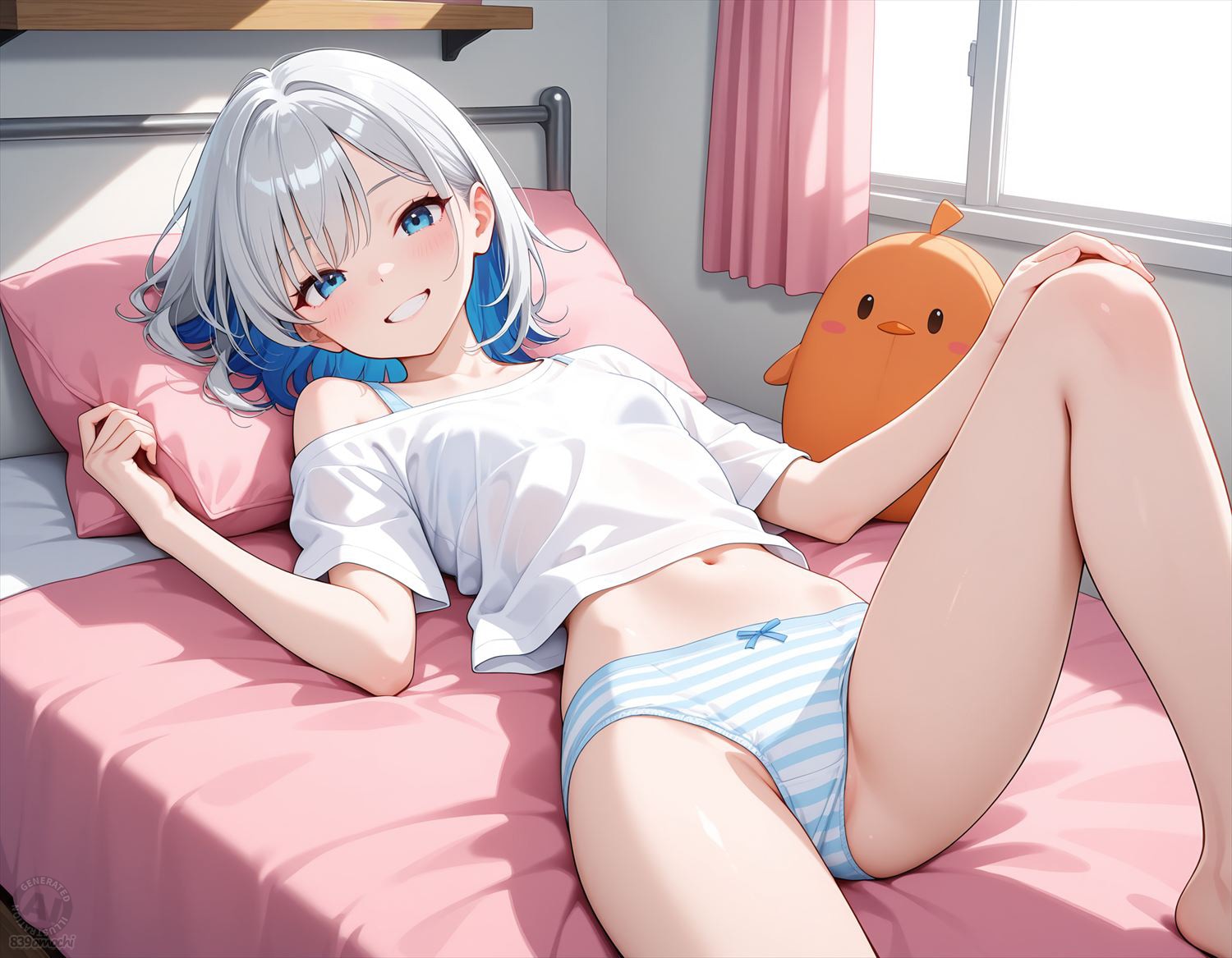 イタズラ顔の絵那