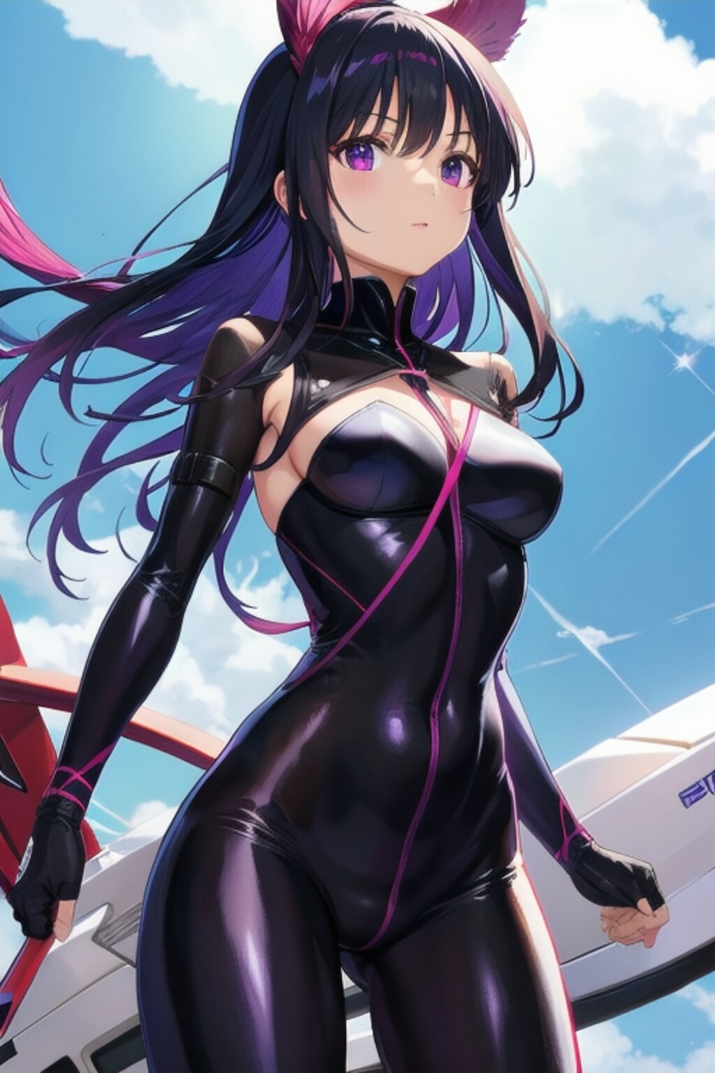 ぴっちりスーツを着た暁美ほむらちゃん