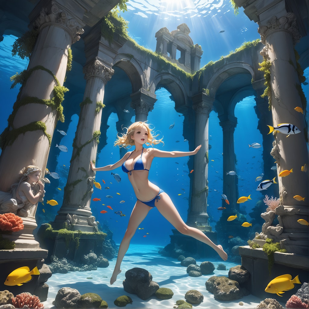 熱帯魚と一緒(12枚)