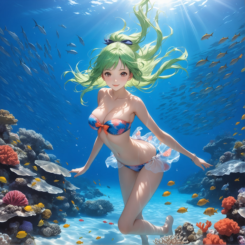 熱帯魚と一緒(12枚)