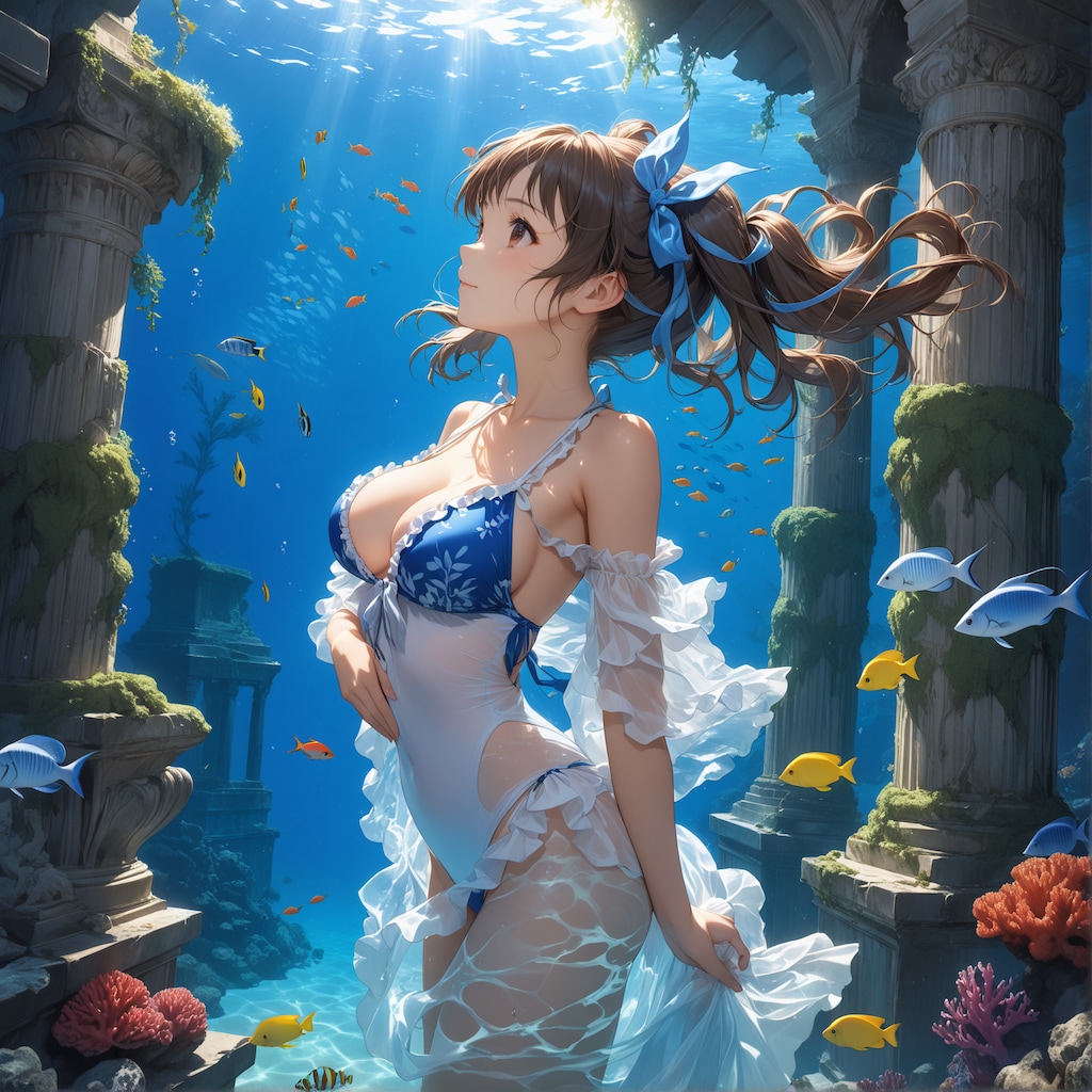 熱帯魚と一緒(12枚)