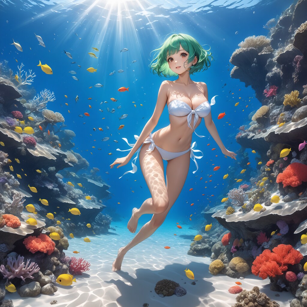 熱帯魚と一緒(12枚)