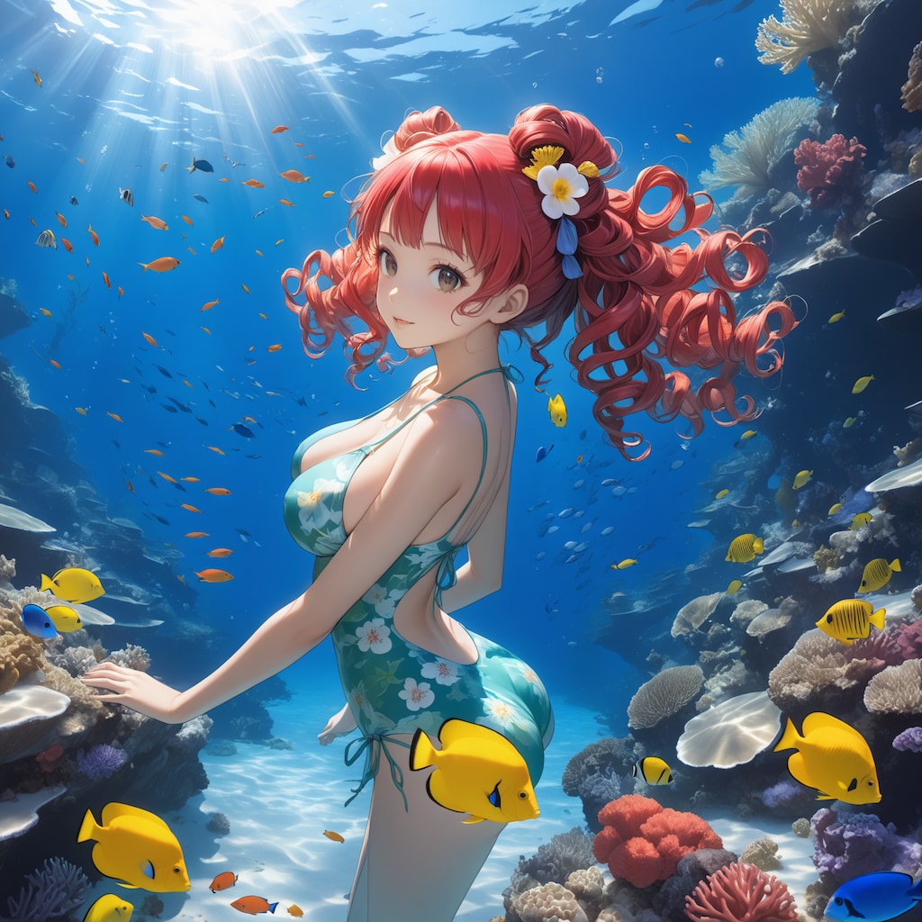 熱帯魚と一緒(12枚)