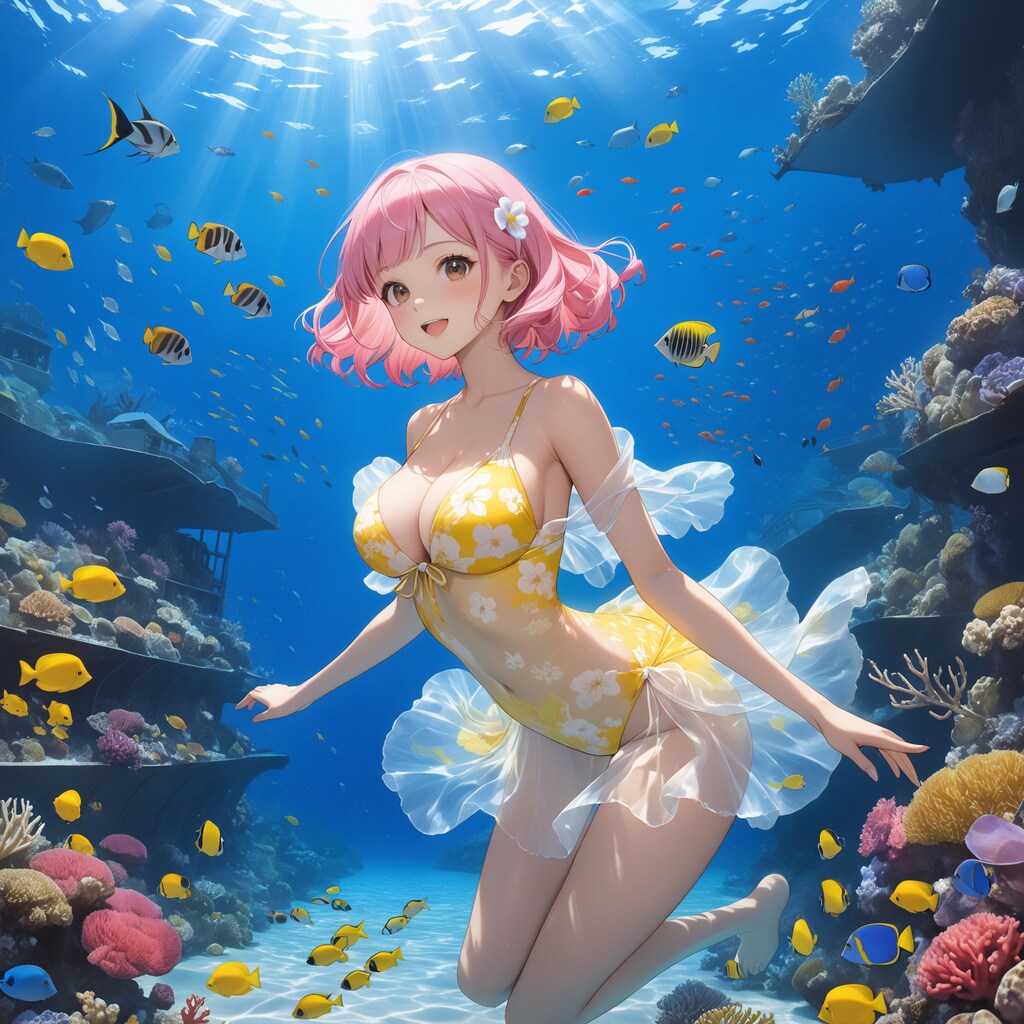 熱帯魚と一緒(12枚)