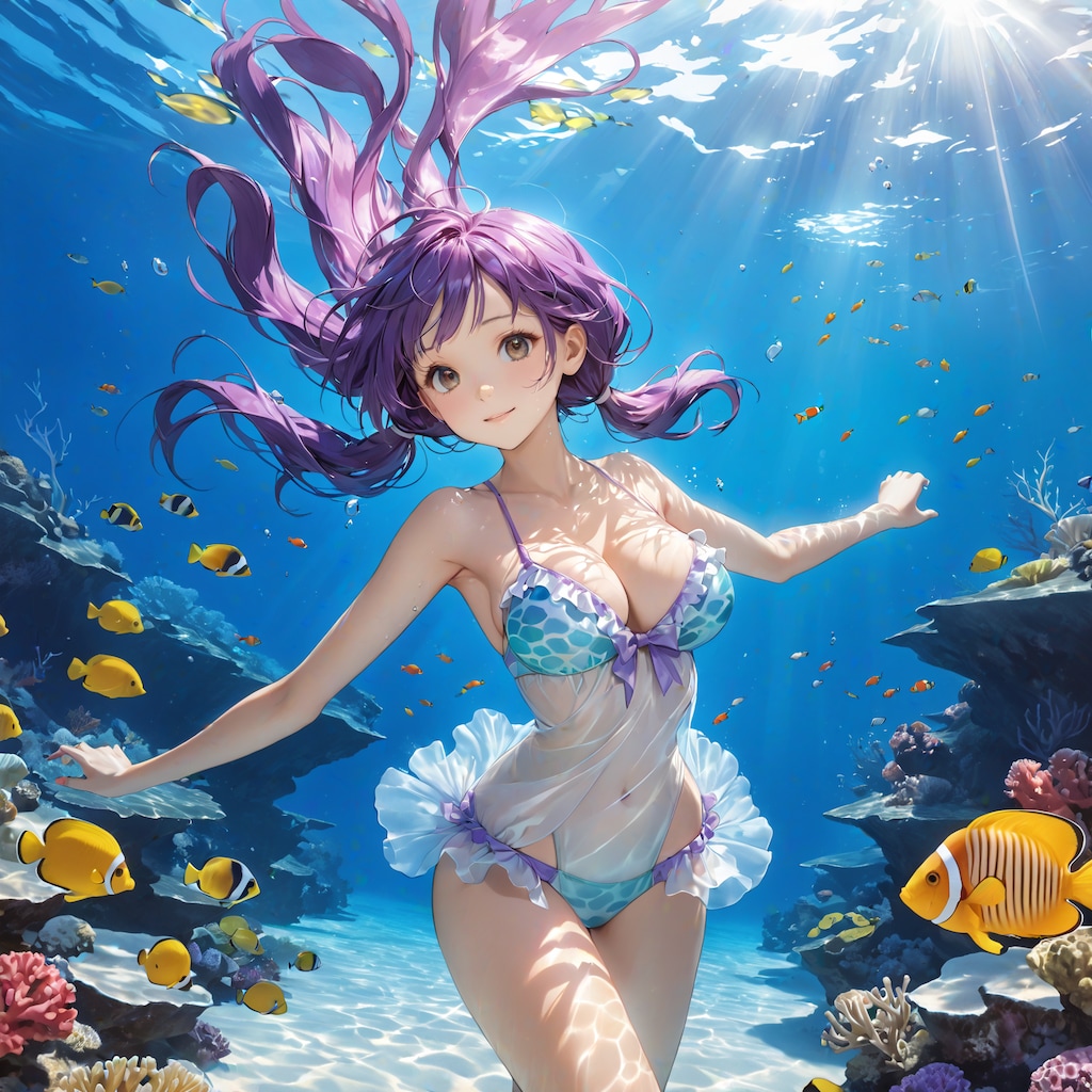 熱帯魚と一緒(12枚)