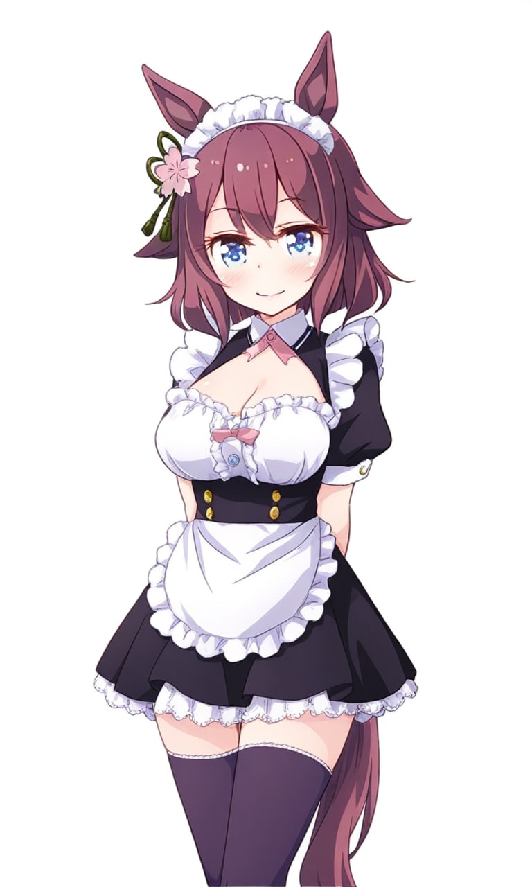 サクラチヨノオー メイド | の人気AIイラスト・グラビア
