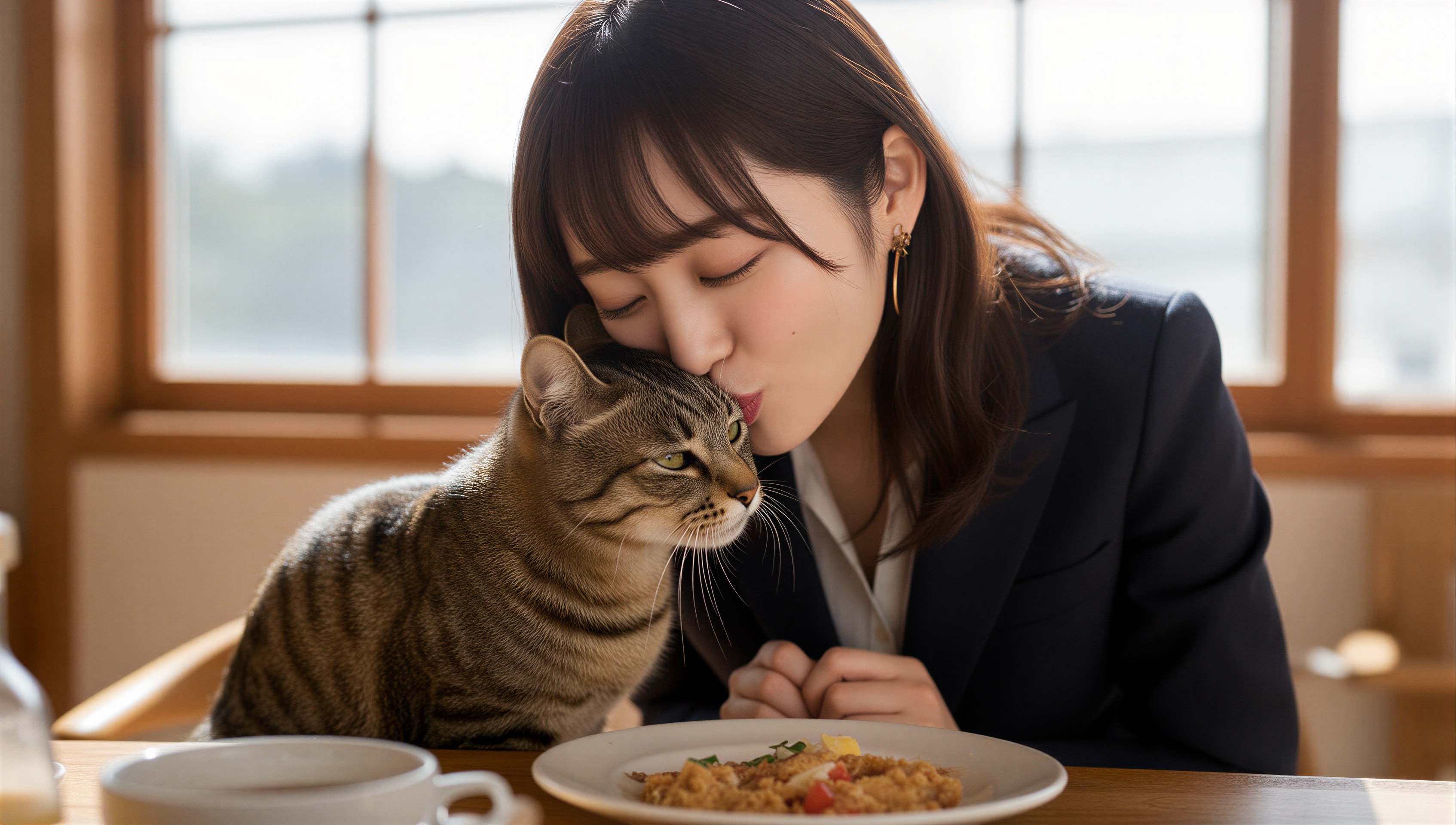 出勤前の幸せ補給