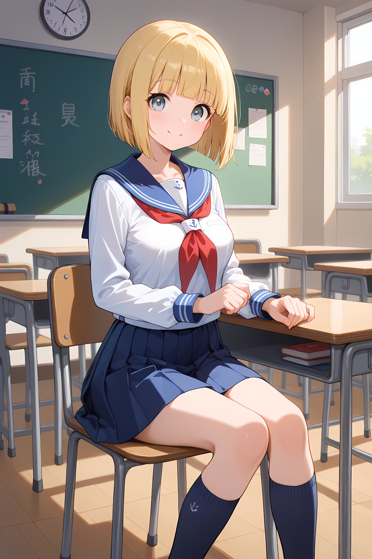 教室 | の人気AIイラスト・グラビア