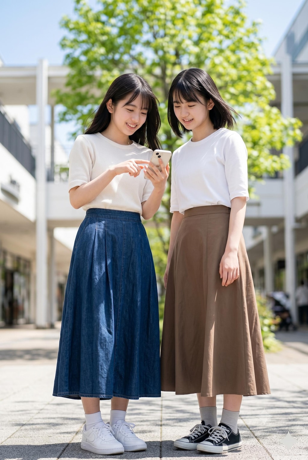 美少女たち　スマホで確認
