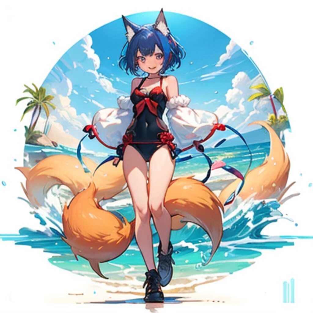 プロンプト同じなのに異なる2つの絵