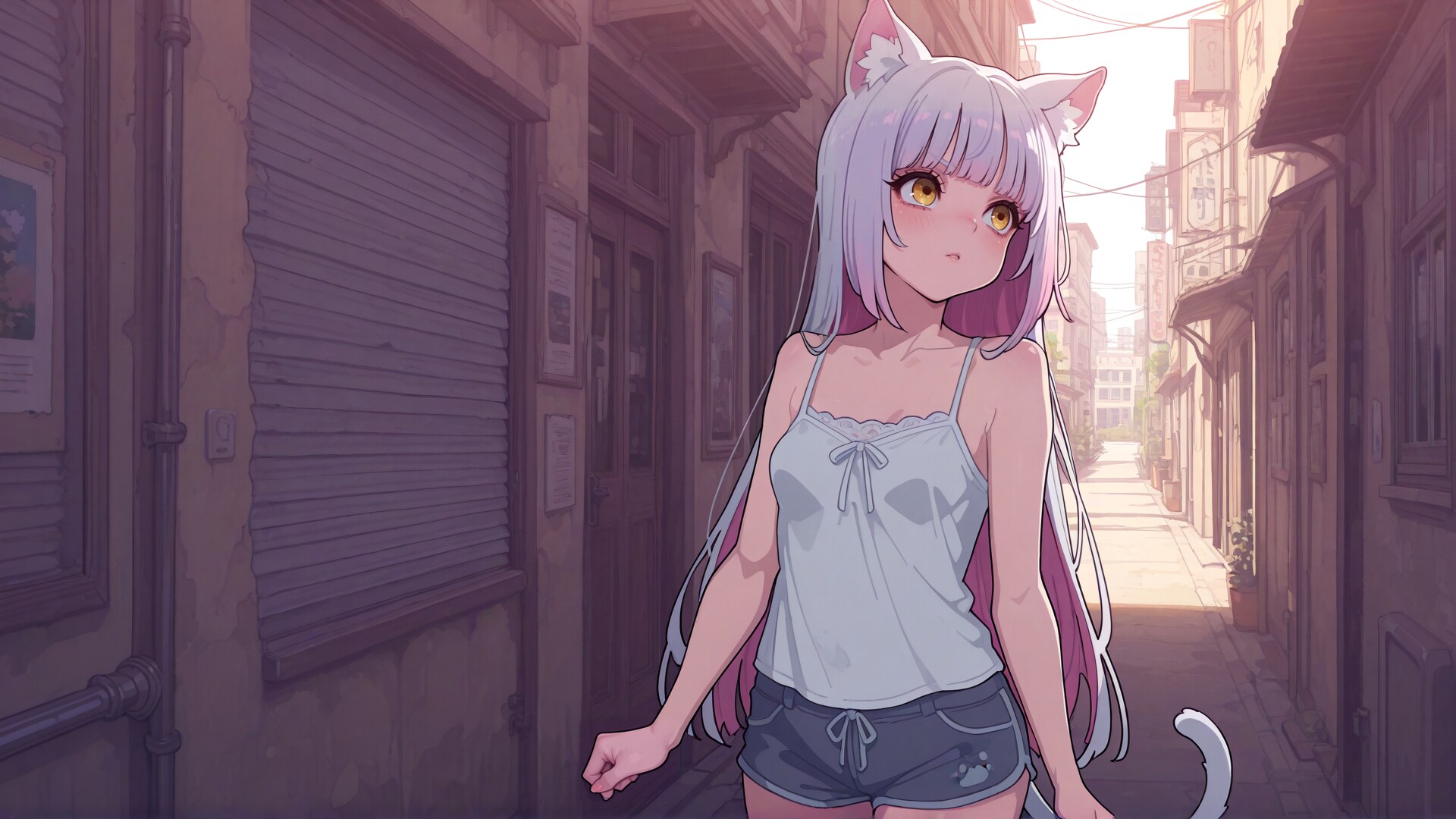 見たことない街並み