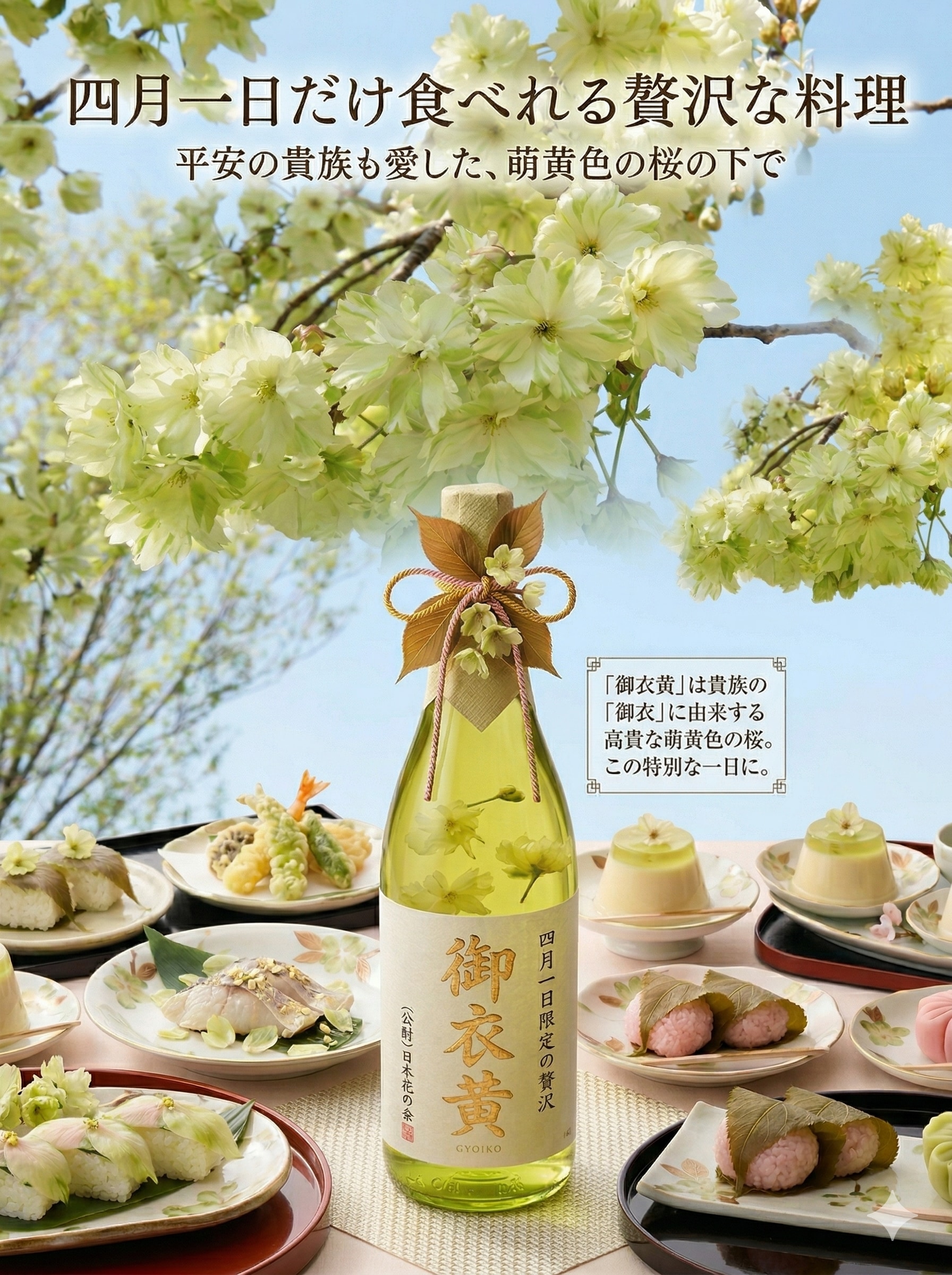 ４/１限定桜料理（エイプリルフールネタ） | の人気AIイラスト・グラビア