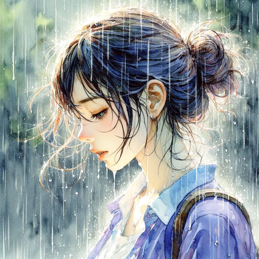 少女／雨