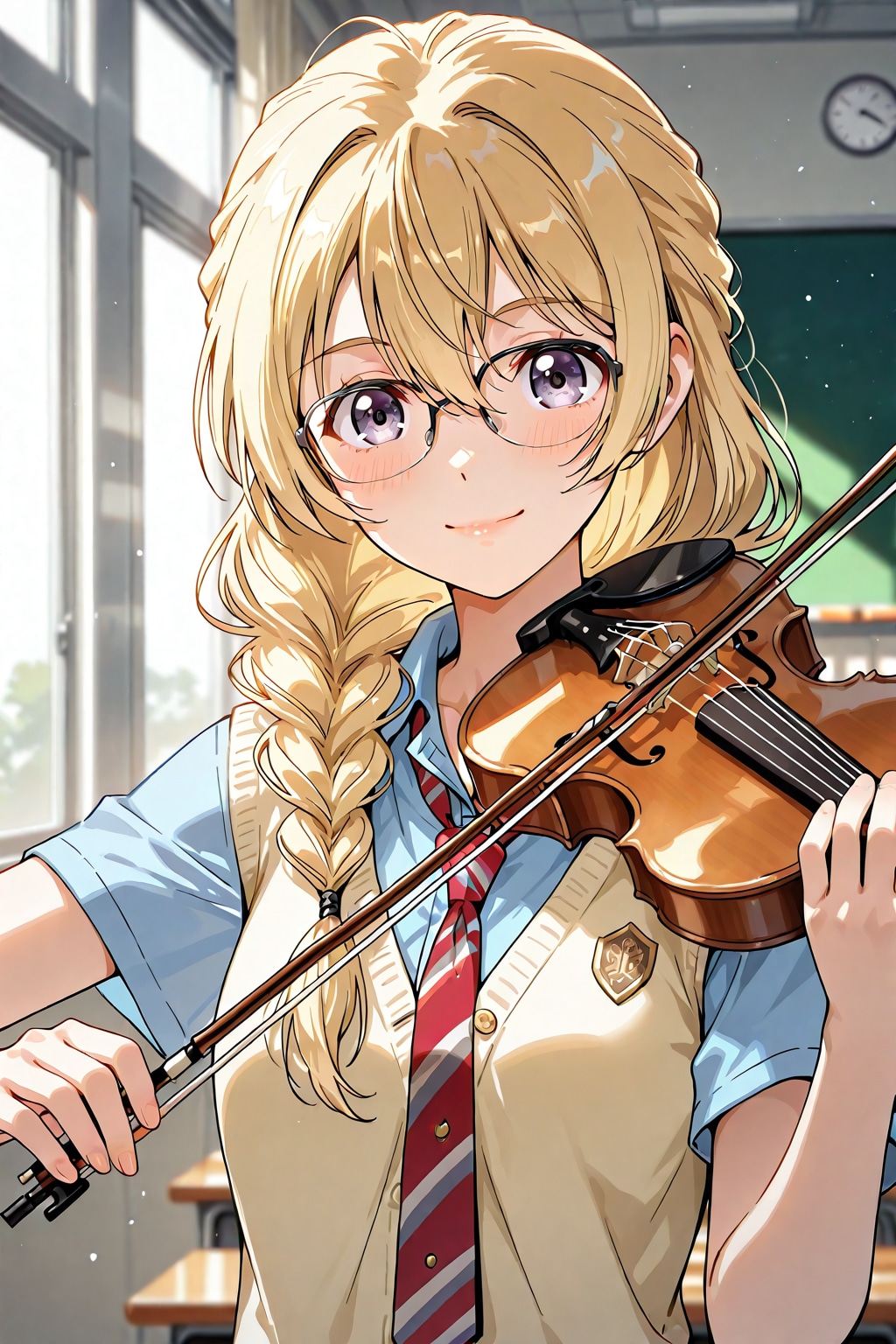 夏休みなのに いっぱい練習付き合ってくれてありがとうね… | の人気AIイラスト・グラビア