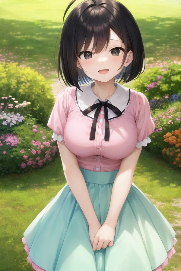 黒髪ちゃんカラフル私服コレクション
