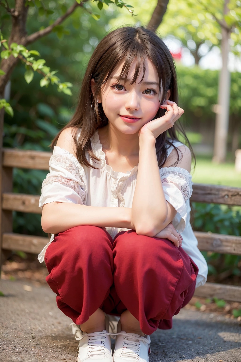 大丈夫？バテてない？木陰で休んでこっか✨