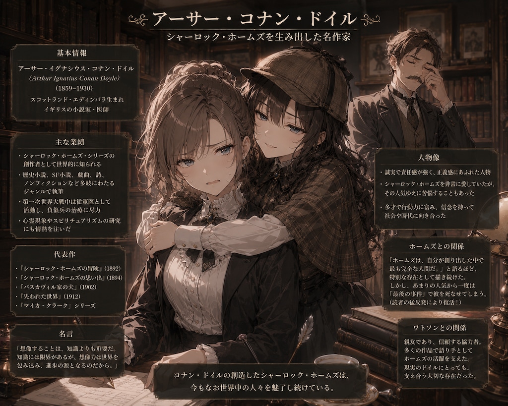 名探偵と産みの親