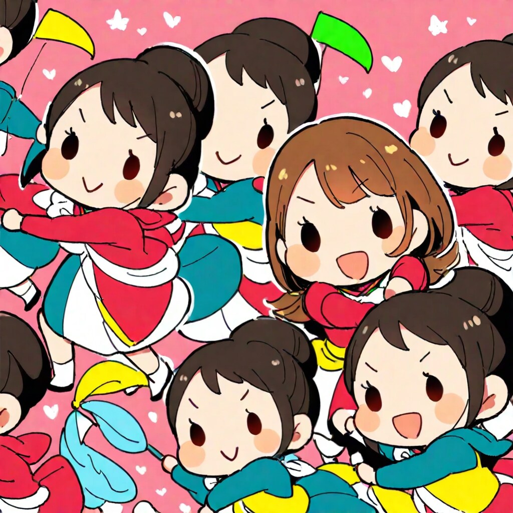 ダンシングガールズ | の人気AIイラスト・グラビア