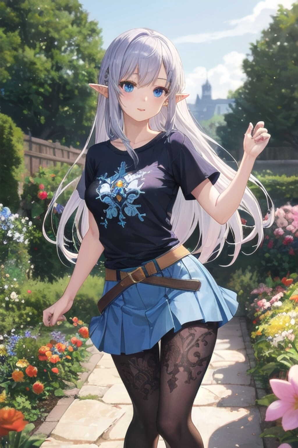 黒タイツ　エルフ