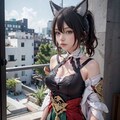 【崩壊:スターレイル　停雲】コスプレ風イラスト 4枚目