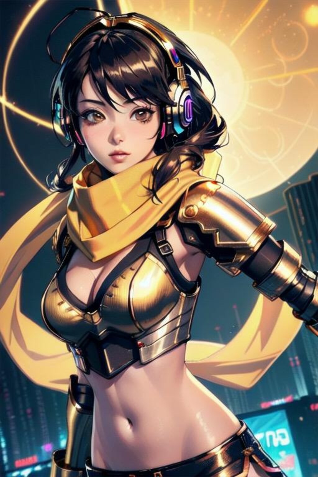 cyberpunk girls fighter 🥊#2