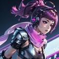 cyberpunk girls fighter 🥊#2 4枚目