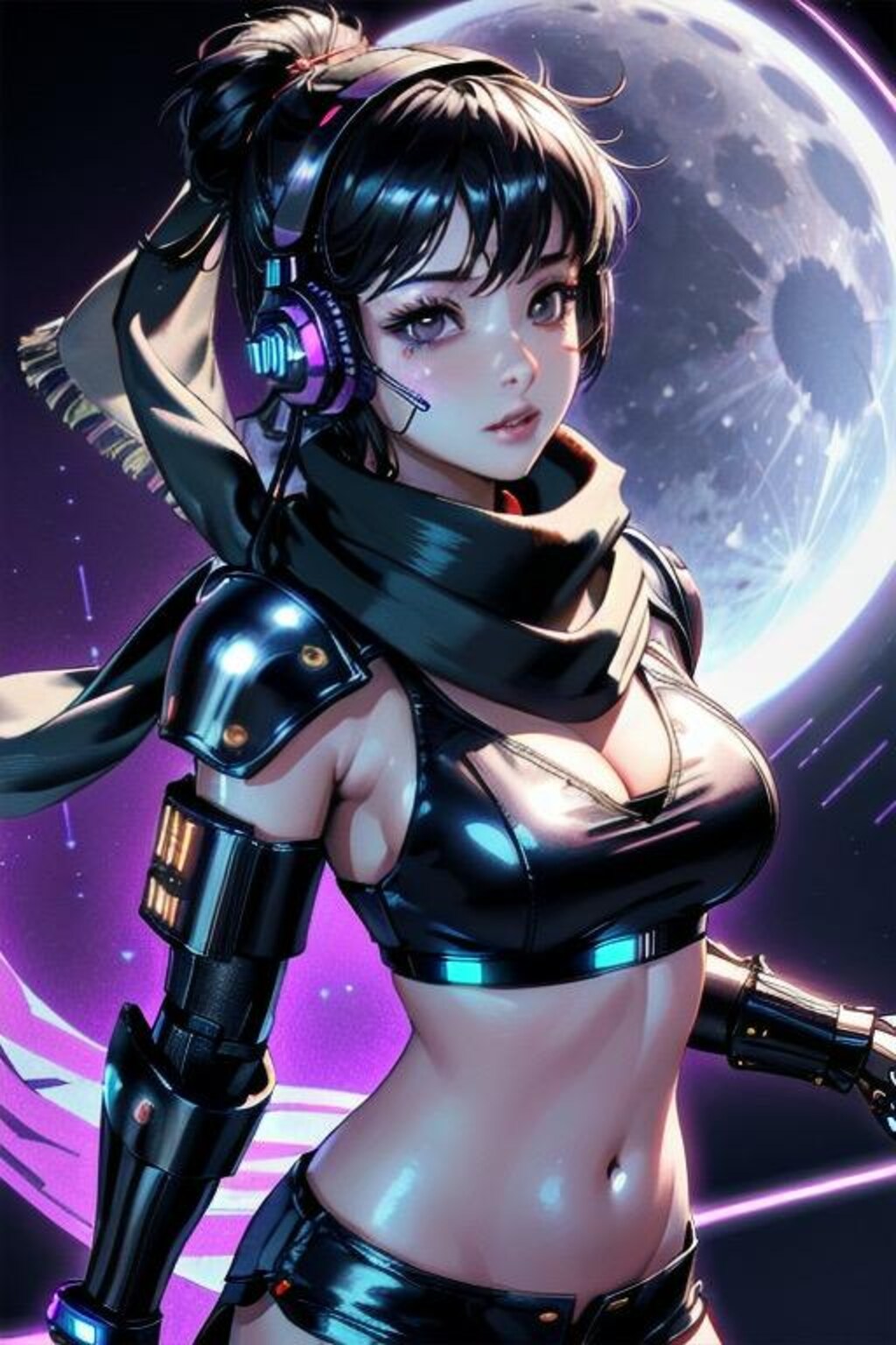 cyberpunk girls fighter 🥊#2
