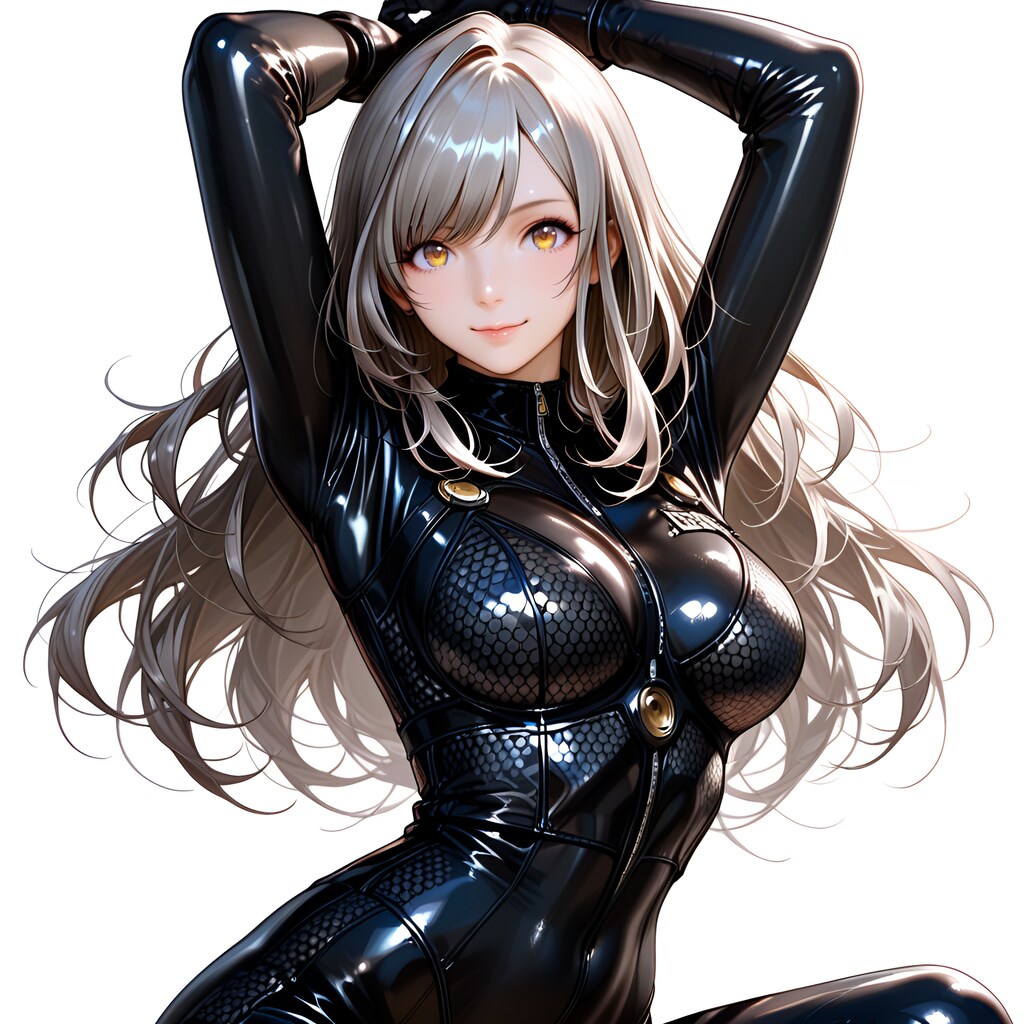 朝比奈月愛（AsahinaKagura）キャットスーツ
