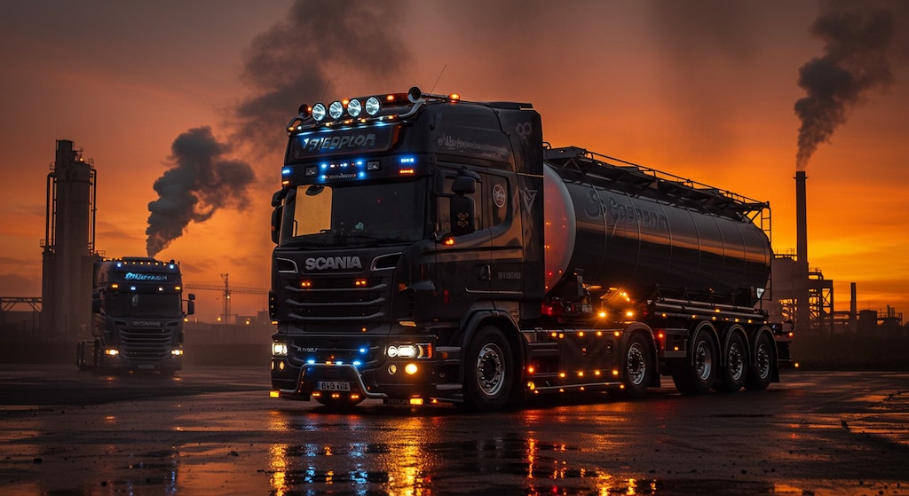 スカニアタンクローリー