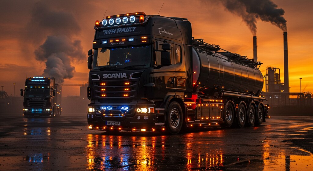 スカニアタンクローリー