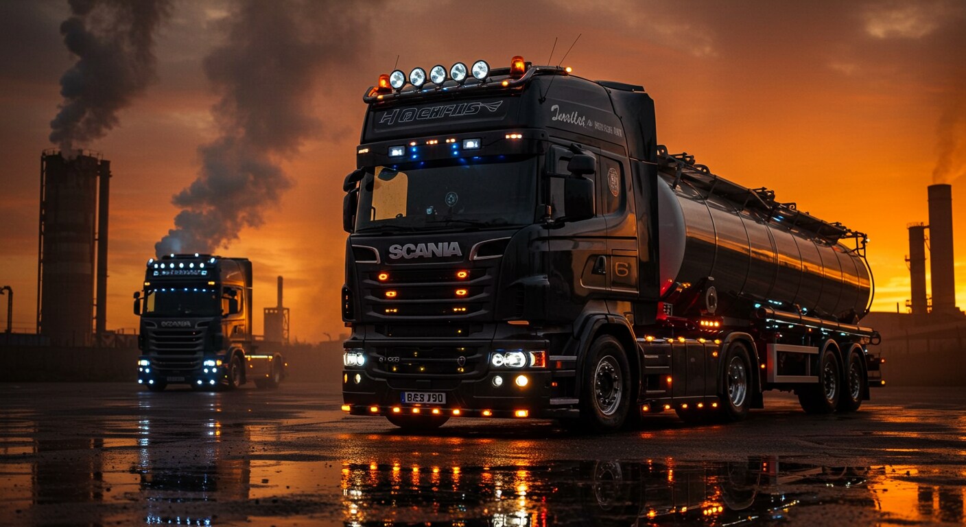 スカニアタンクローリー | の人気AIイラスト・グラビア