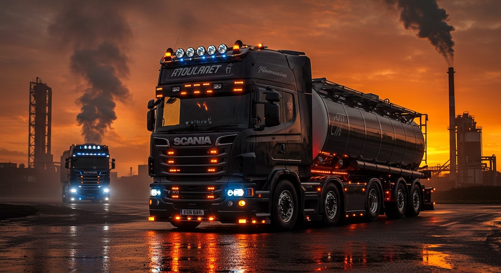 スカニアタンクローリー