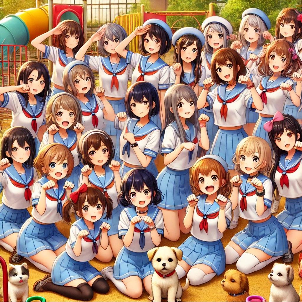 みんなでお手！ | の人気AIイラスト・グラビア