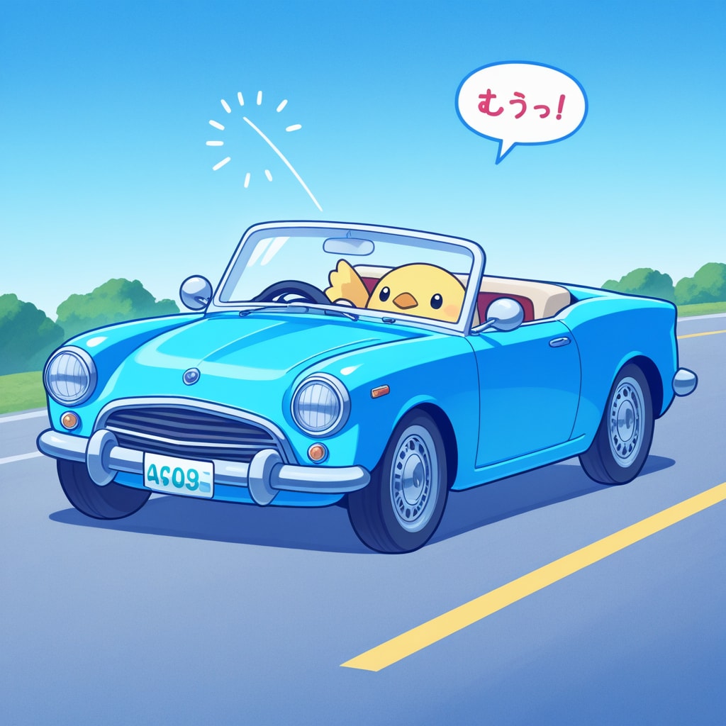 ドライブ喋るインコ