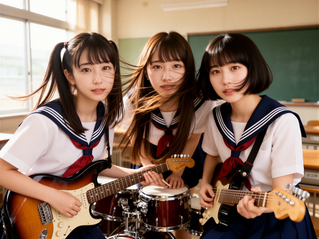 軽音楽部の女子高生 2