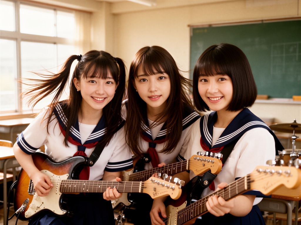 軽音楽部の女子高生 2