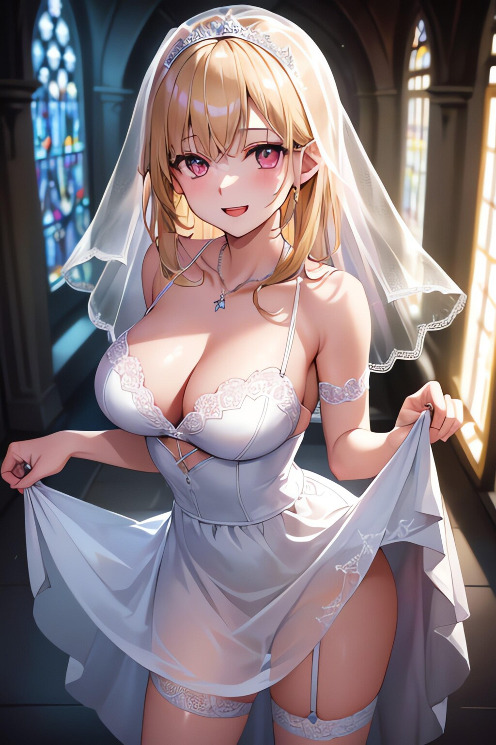 ウェディングドレスミニ