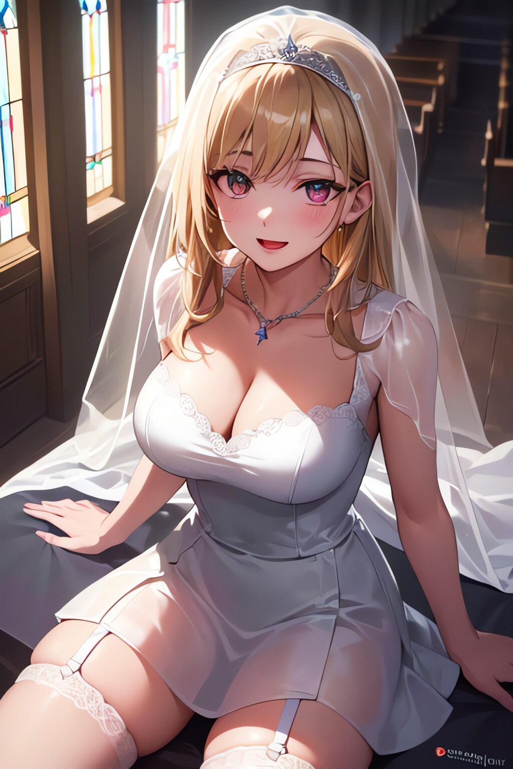 ウェディングドレスミニ
