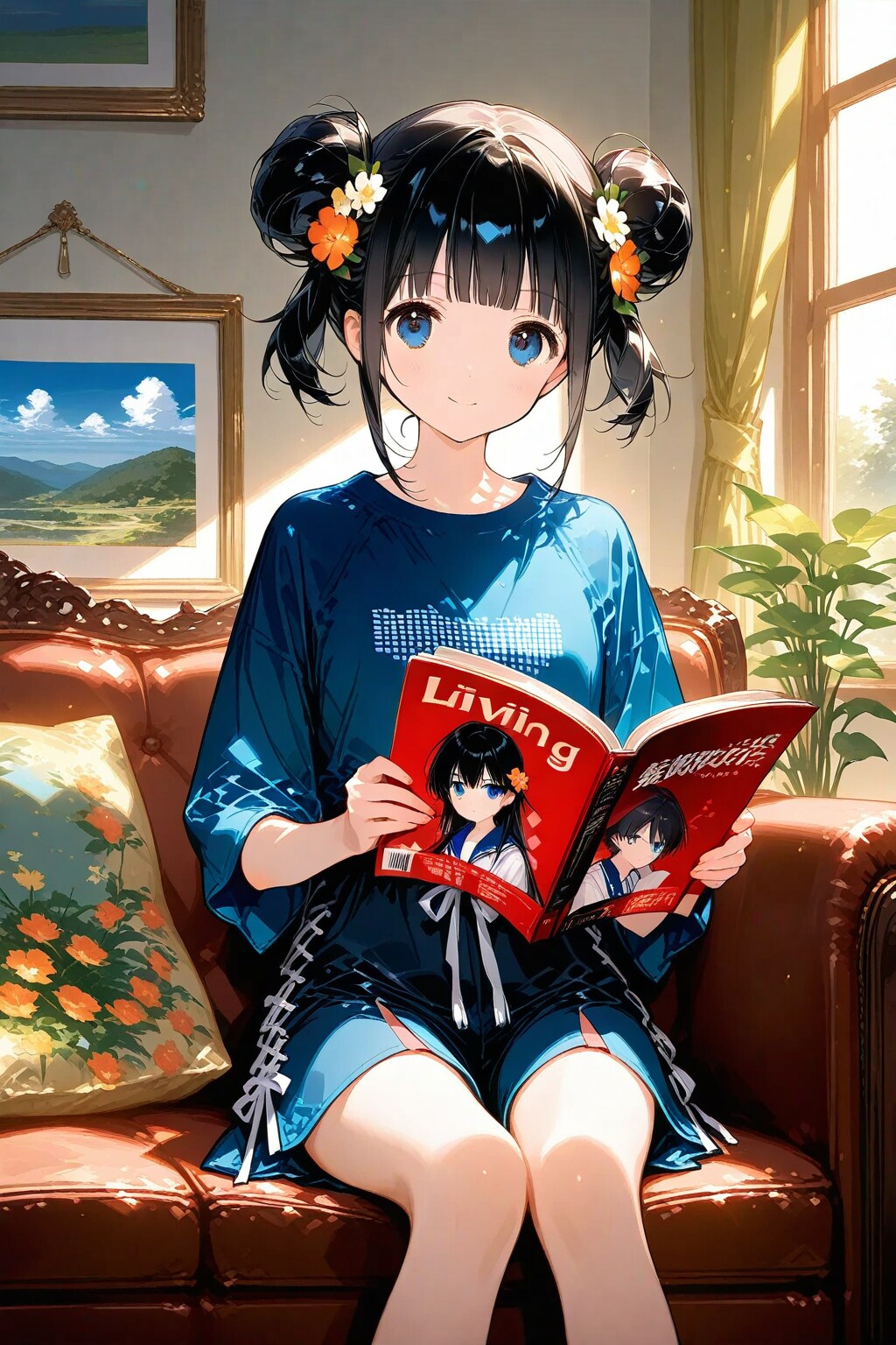 くつろぎのおだんごちゃん🍡✨ | の人気AIイラスト・グラビア