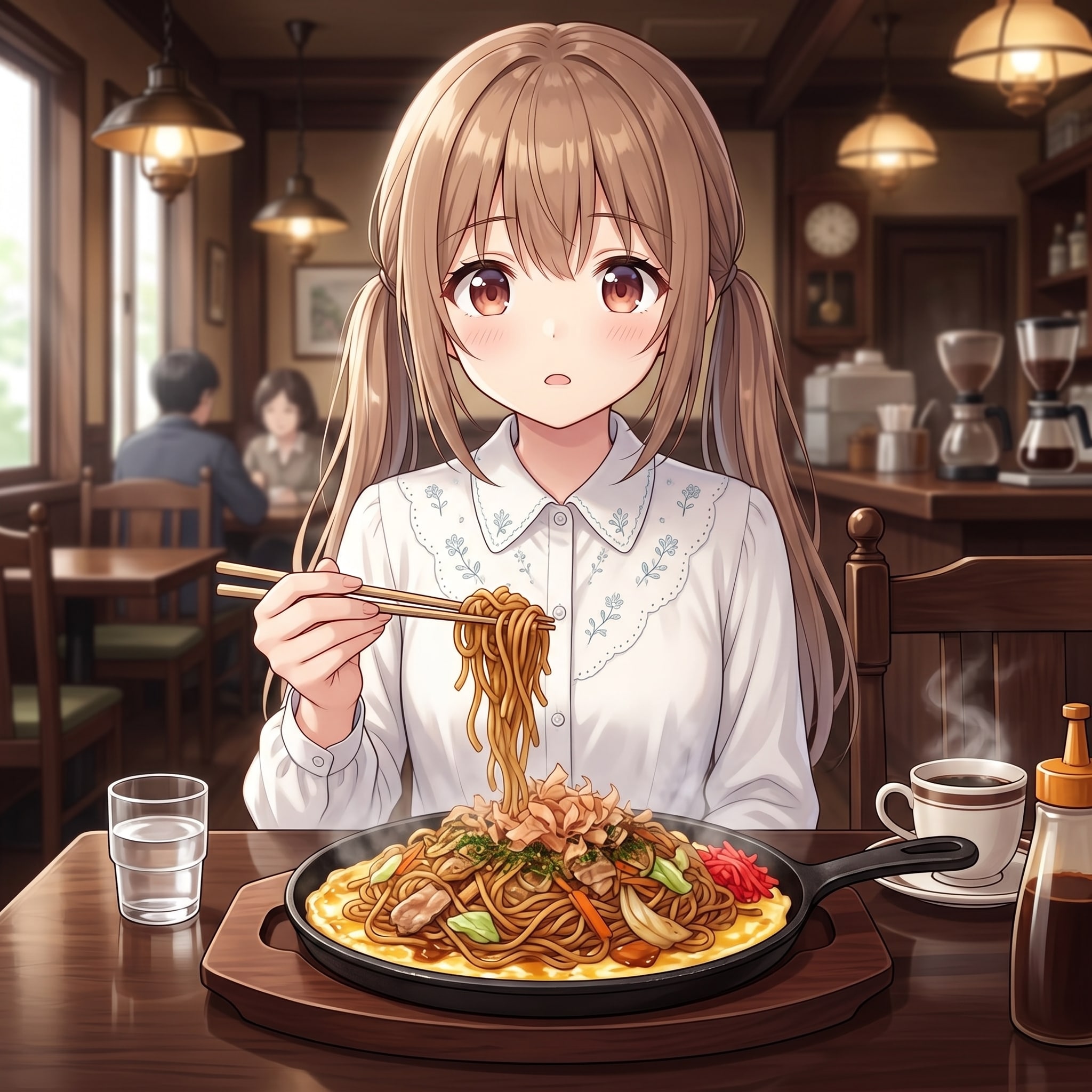梢とランチ（８）焼きそば | の人気AIイラスト・グラビア