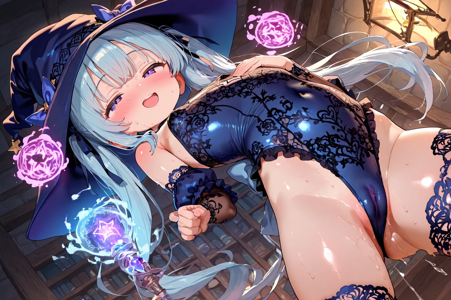 魔法で快楽の効果♡