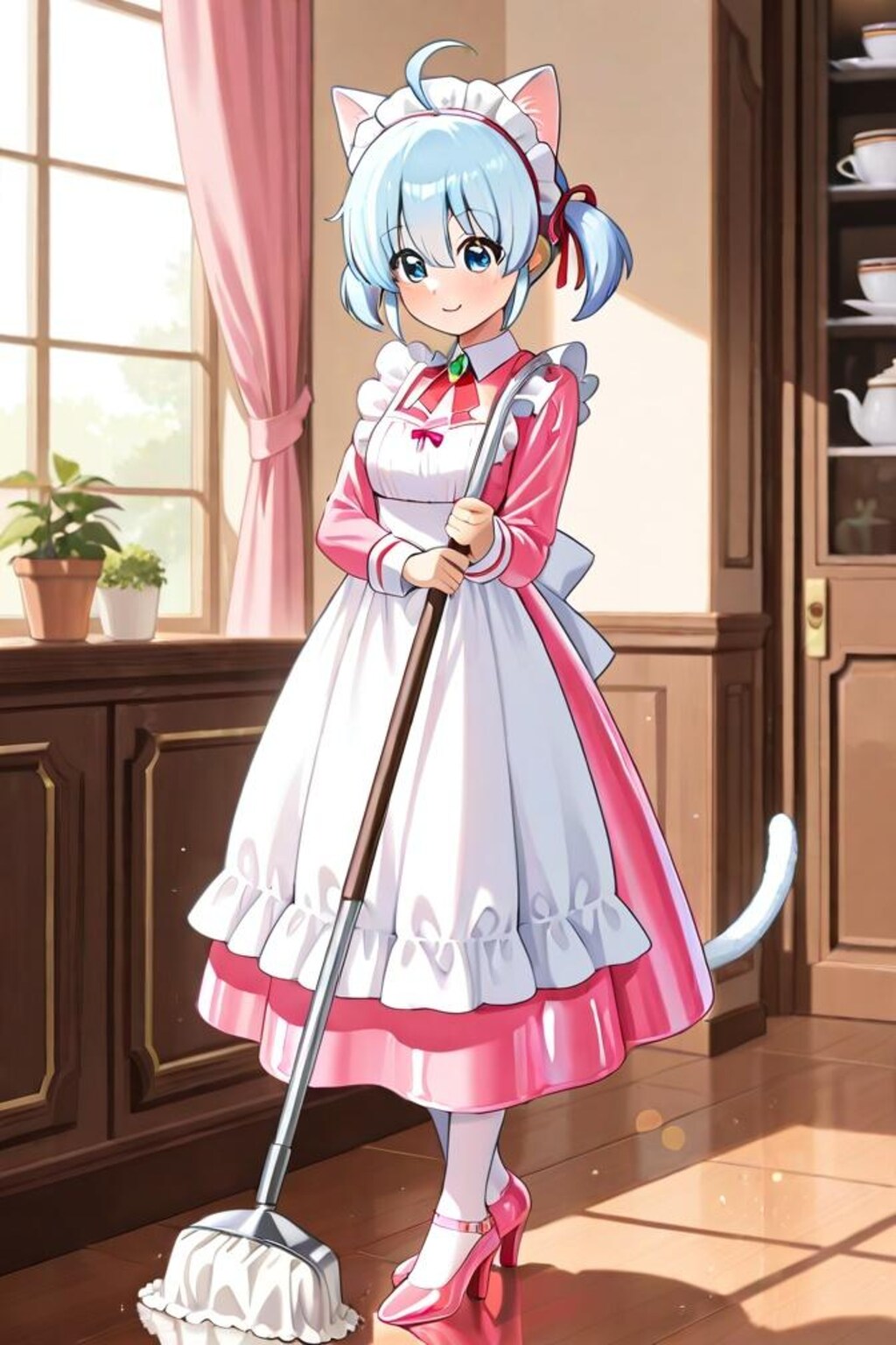 綾崎ハヤテ　メイド服2