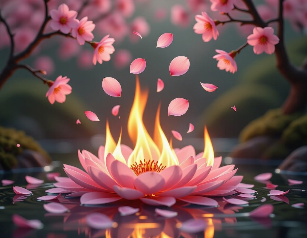 炎が花になる - 生命力あふれる変容の美 / Flames turn into flowers