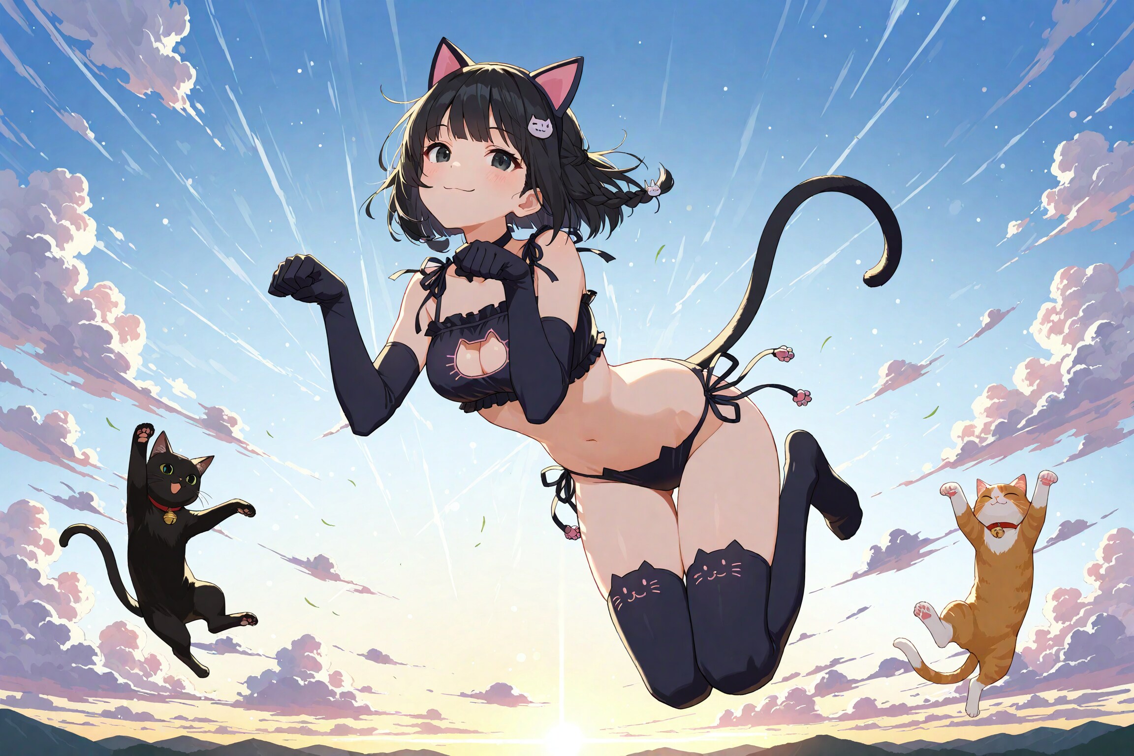 猫のハイジャンプ