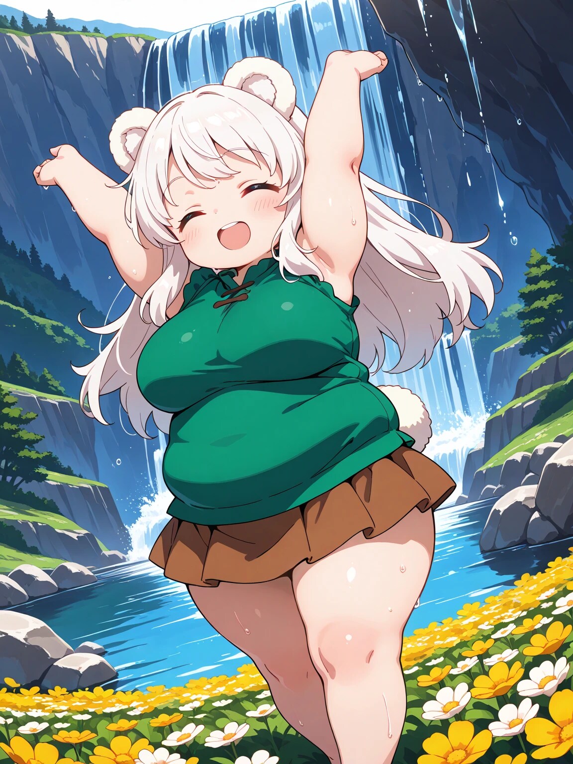 水浴びの時間・おしまい
