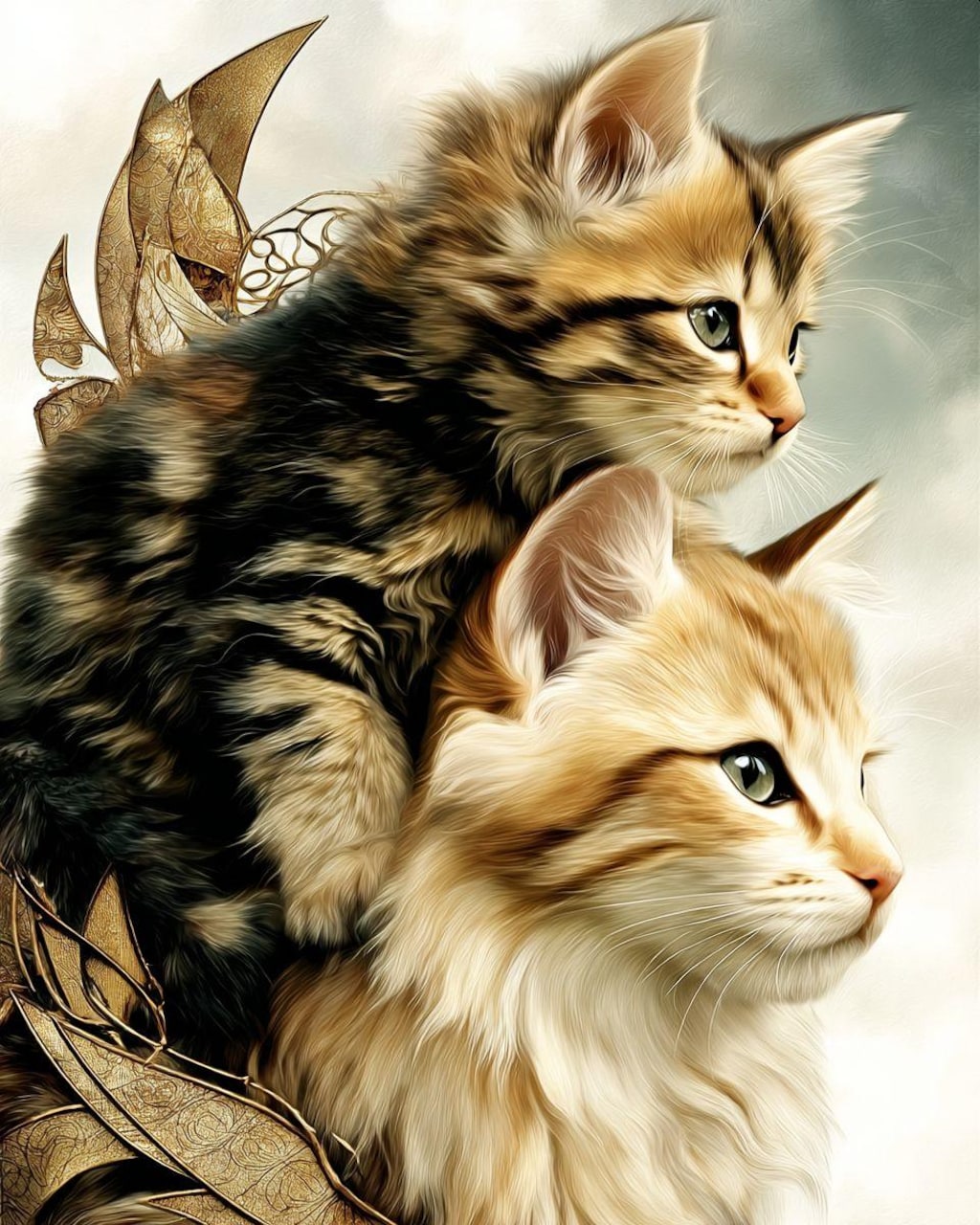 猫に猫-Midjourney編