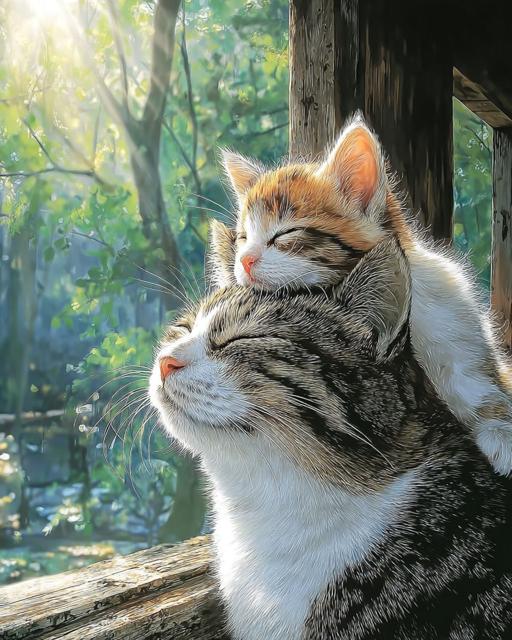 猫に猫-Midjourney編