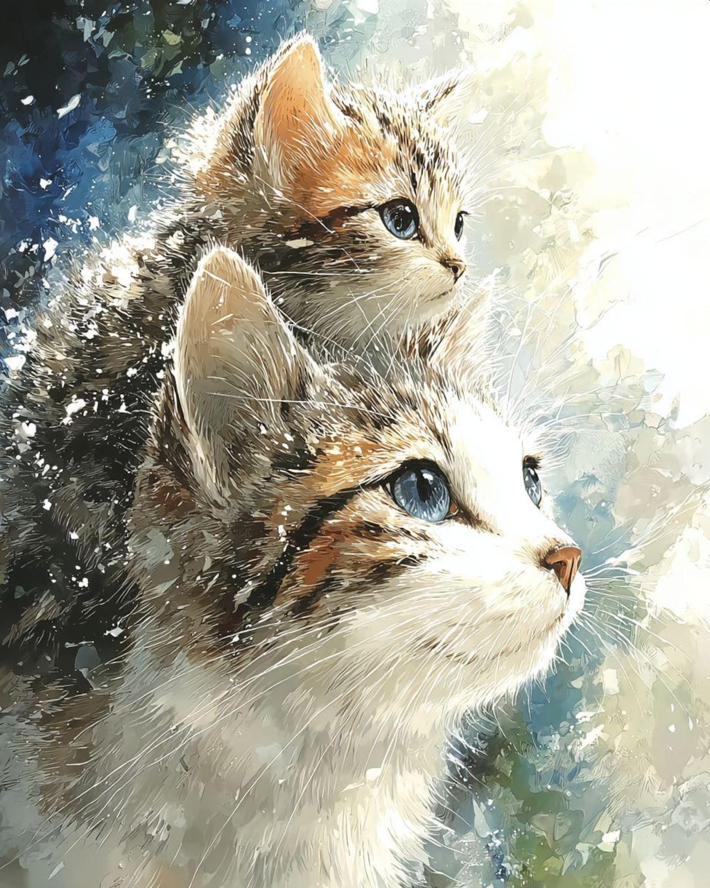 猫に猫-Midjourney編